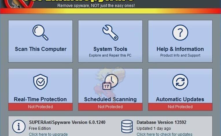تحميل SuperAntiSpyware Pro X Edition للكمبيوتر 2024 مجانا
