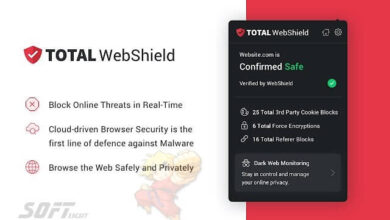 تحميل Total WebShield تطبيق الحماية لمتصفحات الويب مجانا