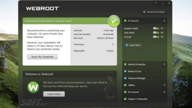 تحميل برنامج Webroot Antivirus مجانا 2024 لـ ويندوز و ماك