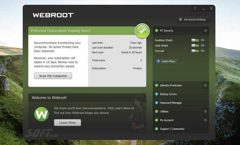 Télécharger Webroot Antivirus Gratuit 2024 pour PC et Mac