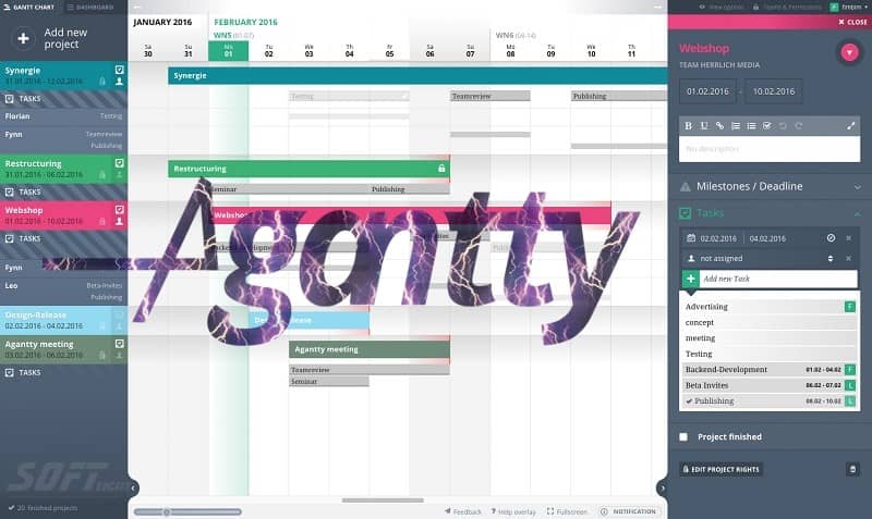 تحميل برنامج Agantty لإدارة المشاريع 2023 للكمبيوتر مجانا