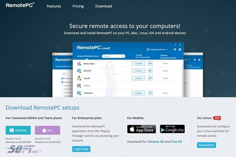 RemotePC Free Trial Download 2024 for PCs and Mobiles